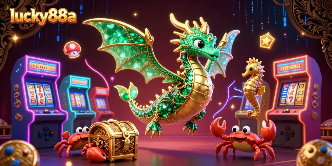 Experience the excitement of lucky88a with multi-themed 3D casino elements, showcasing vibrant gaming adventures.